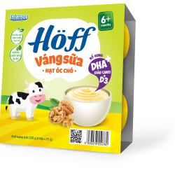 Váng sữa Hoff vị hạt óc chó 220g (Vỉ 4 hộp x 55g)