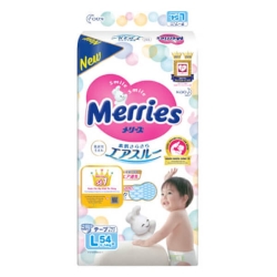 Tã quần Merries nội địa (L, 9-14kg, 44 + 6 miếng)