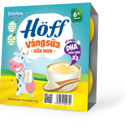 Váng sữa Hoff vị sữa non 220g (Vỉ 4 hộp x 55g)