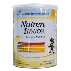 Sữa Nutren Junior Nestle Thụy Sĩ 800g (trẻ từ 1-10 tuổi)